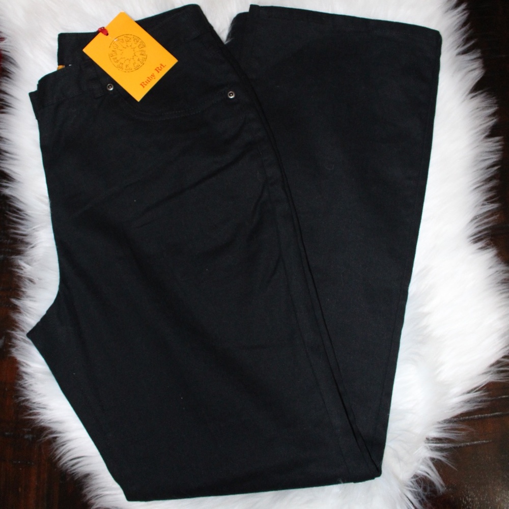 Ruby Rd, black jeans..